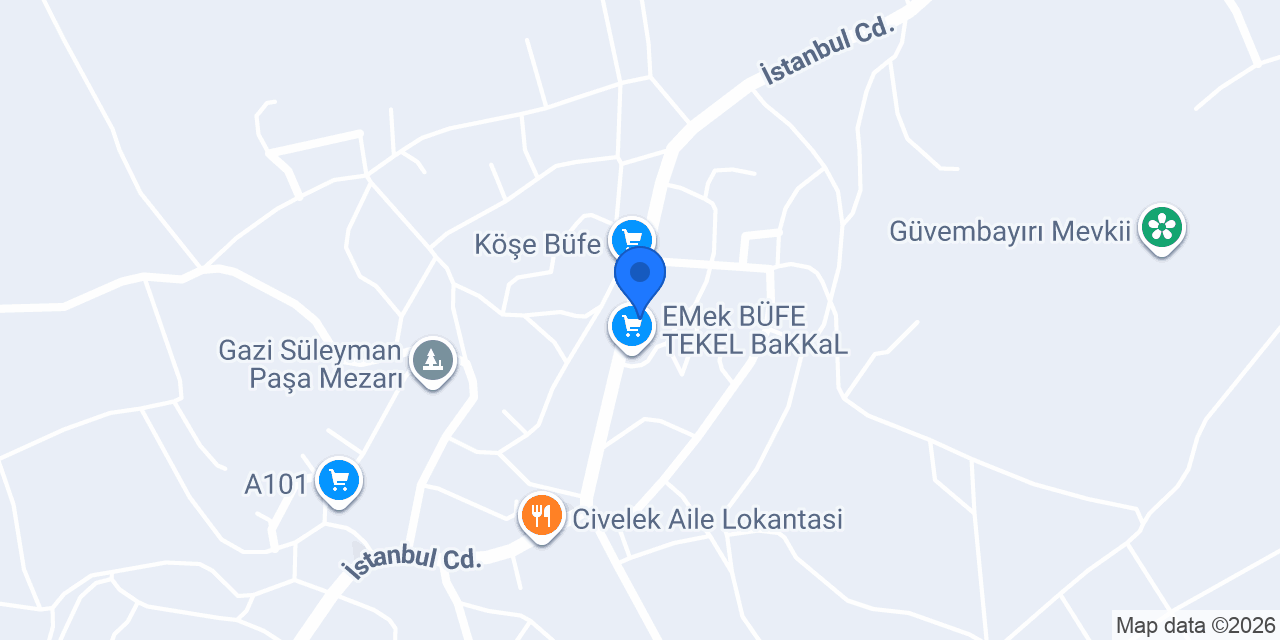 Hanımeller fast food konumu