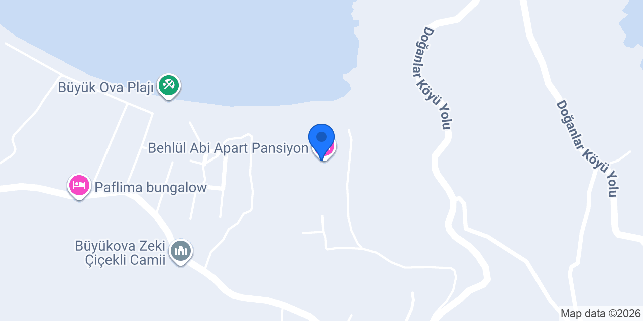Behlül Abi Apart Pansiyon konumu
