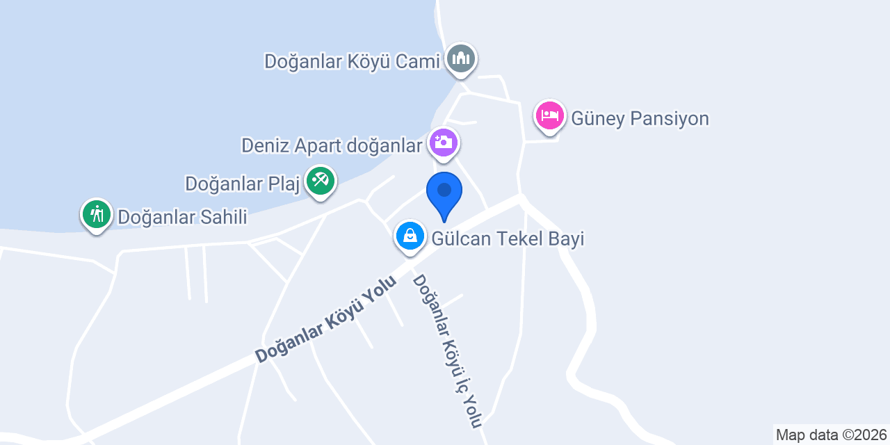 Hamarat Pansiyon konumu