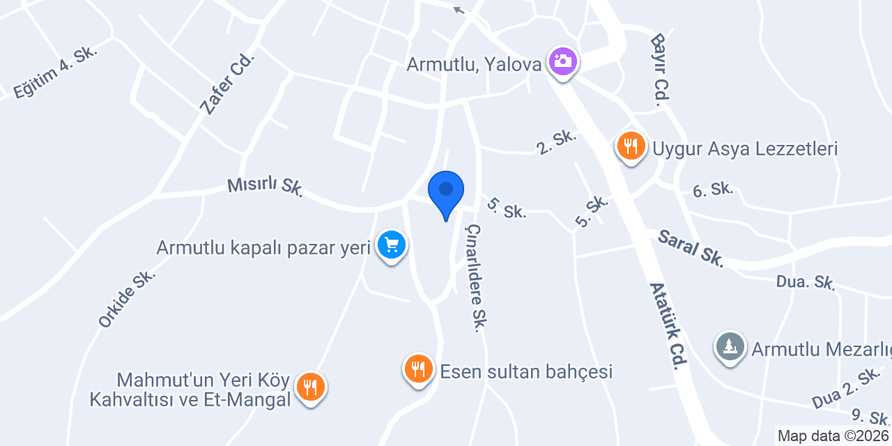 Armutlu Müftülüğü konumu