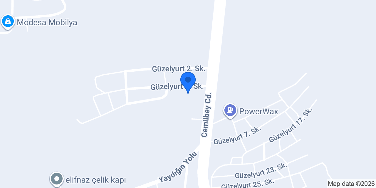 MB Mobilya & Dizayn Çorum konumu