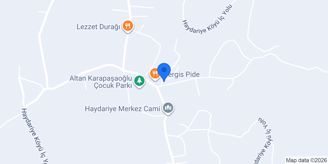 Haydariye Pakmarket konumu