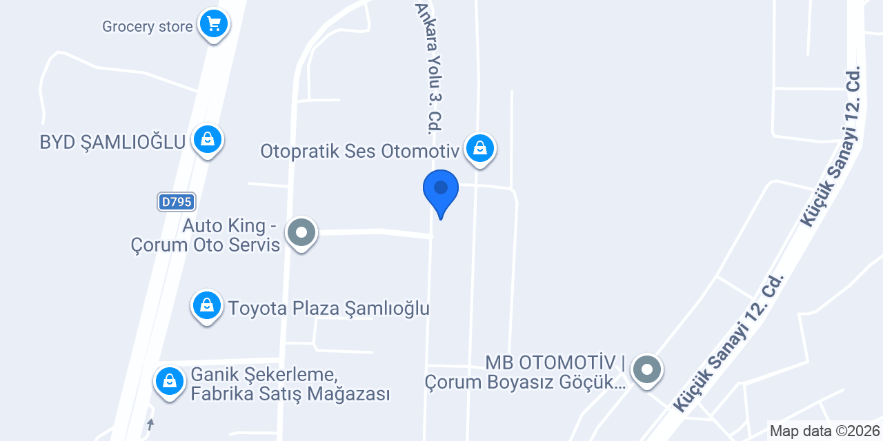 Tek Otomotiv konumu