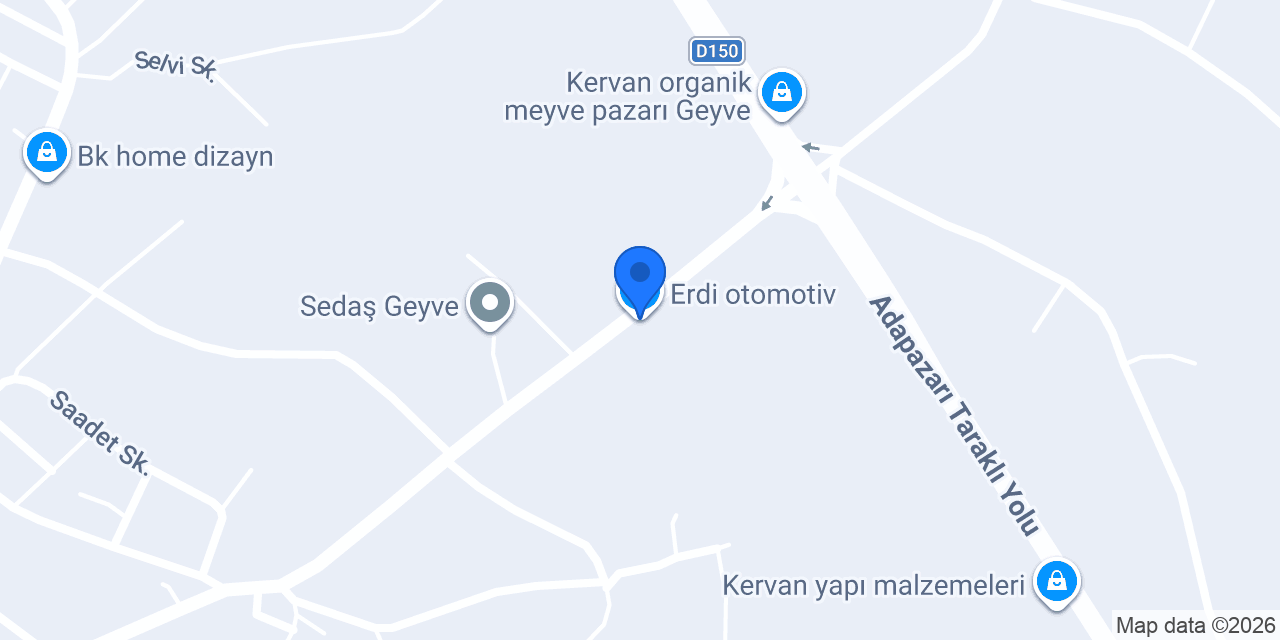 Erdi otomotiv konumu