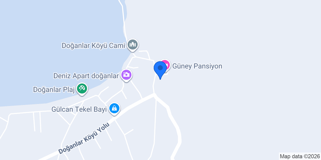 Tuana Pansiyon Apart konumu