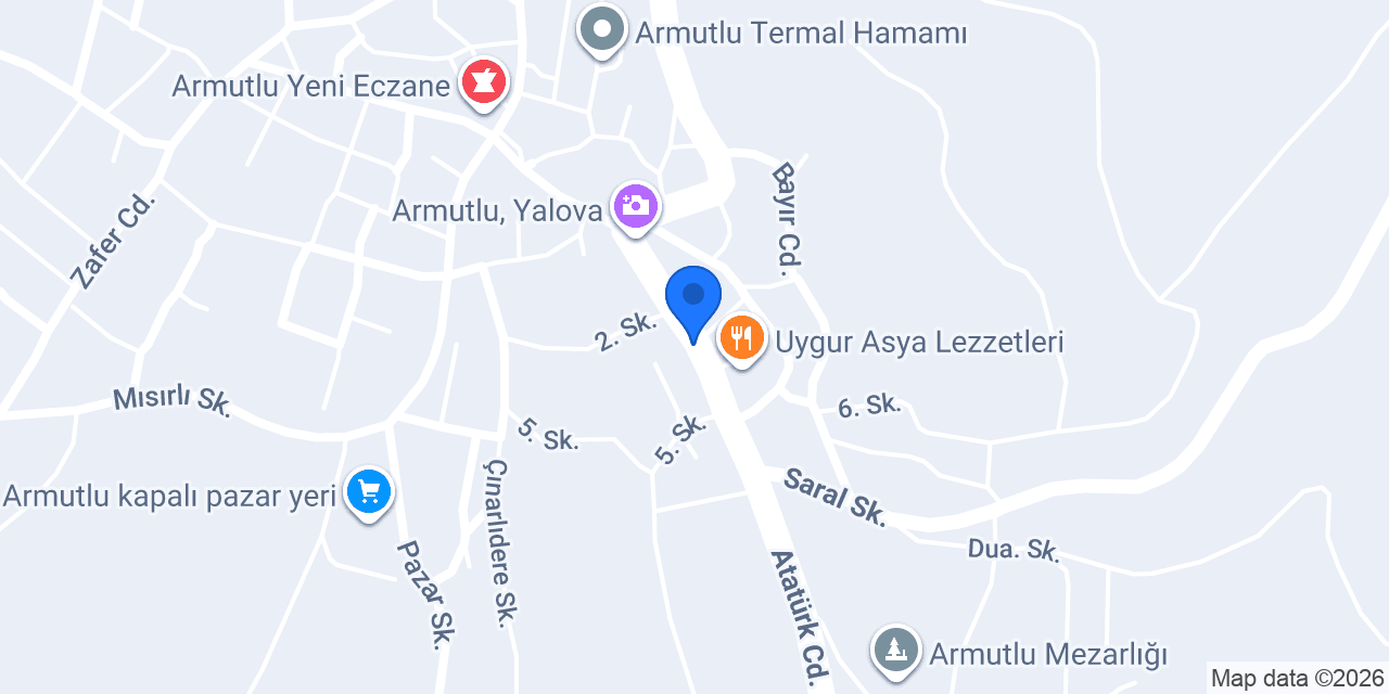 Yun Moda Evi konumu