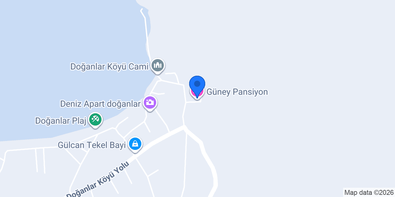 Güney Pansiyon konumu