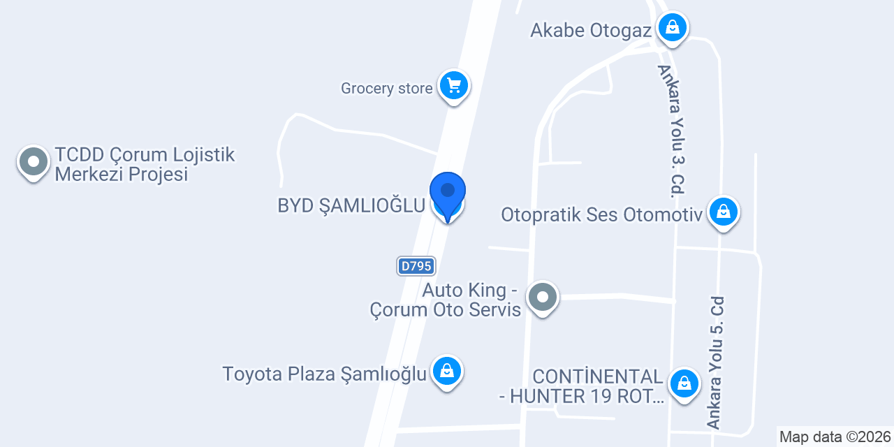 BYD ŞAMLIOĞLU konumu