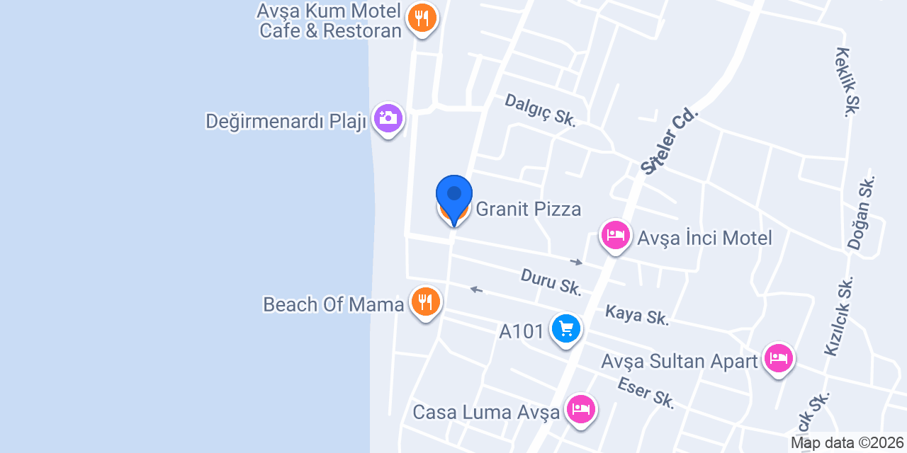 Granit Pizza konumu