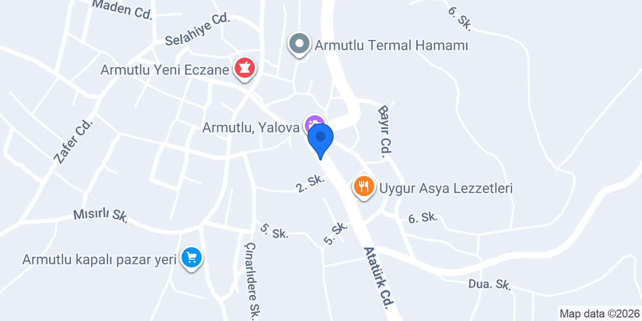 ARMUTLU NOTERLİĞİ konumu