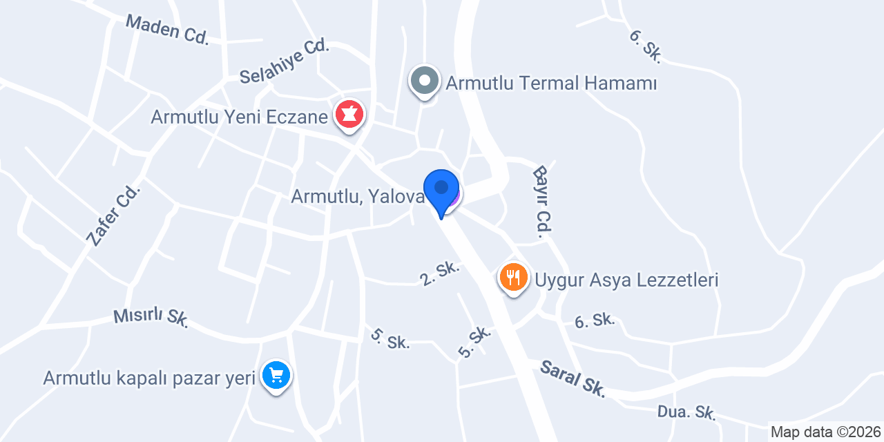 Tapu Müdürlüğü konumu