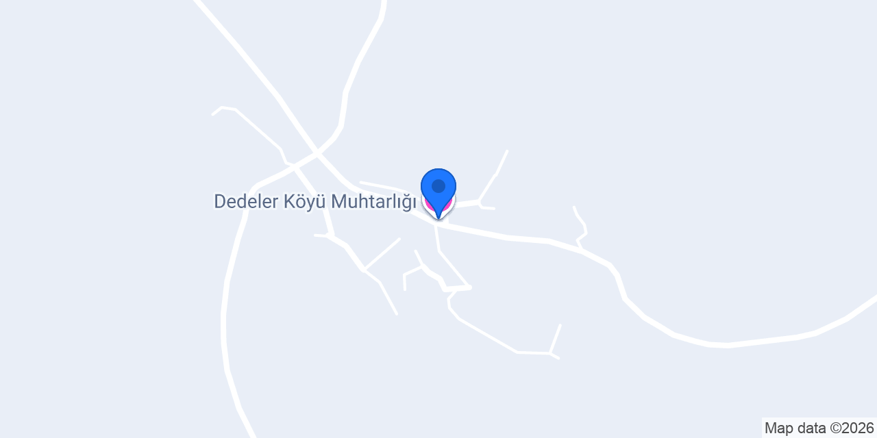 Dedeler Köyü Muhtarlığı konumu