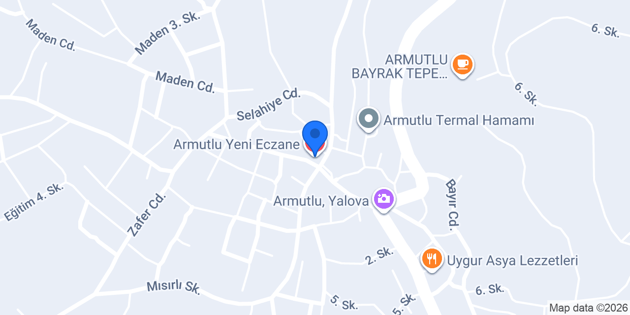 Armutlu Yeni Eczane konumu