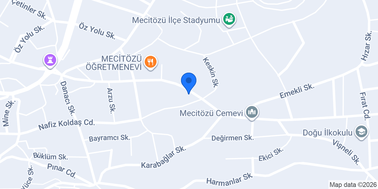 Mecitözü Tedaş Çalık Yepaş konumu