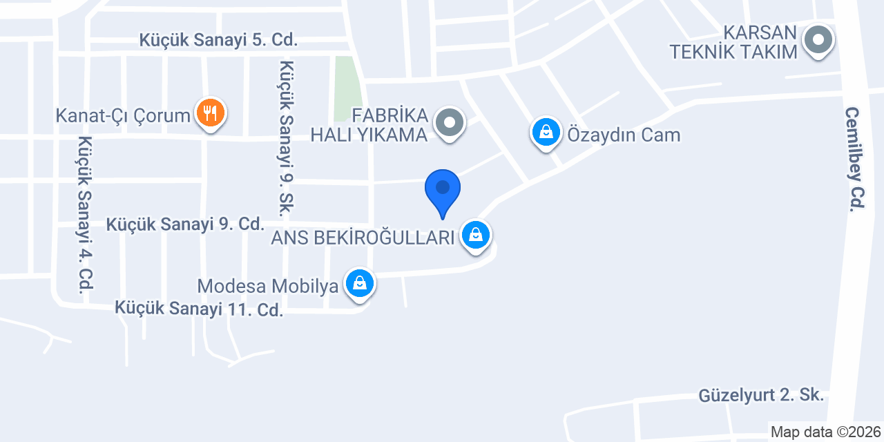 ORTAKCI KOLTUK konumu