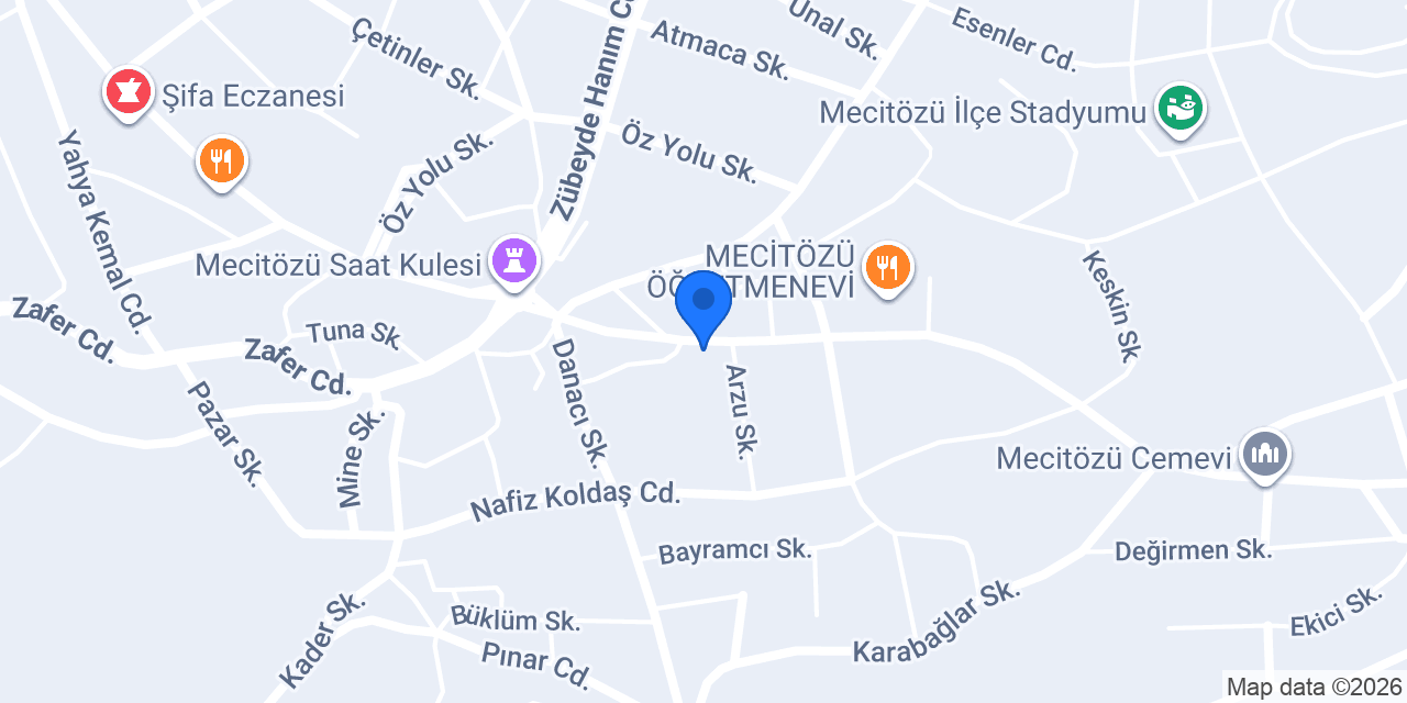 Koçak Veteriner Kliniği konumu