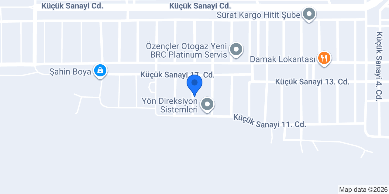 Çorum Es Makina konumu