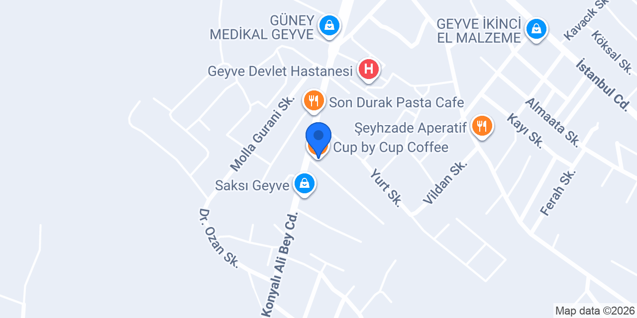 Cup by Cup Coffee konumu