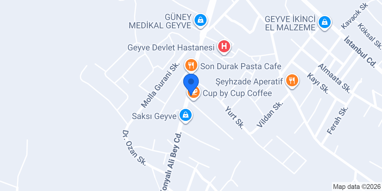 Geyve Han Et Izgara konumu