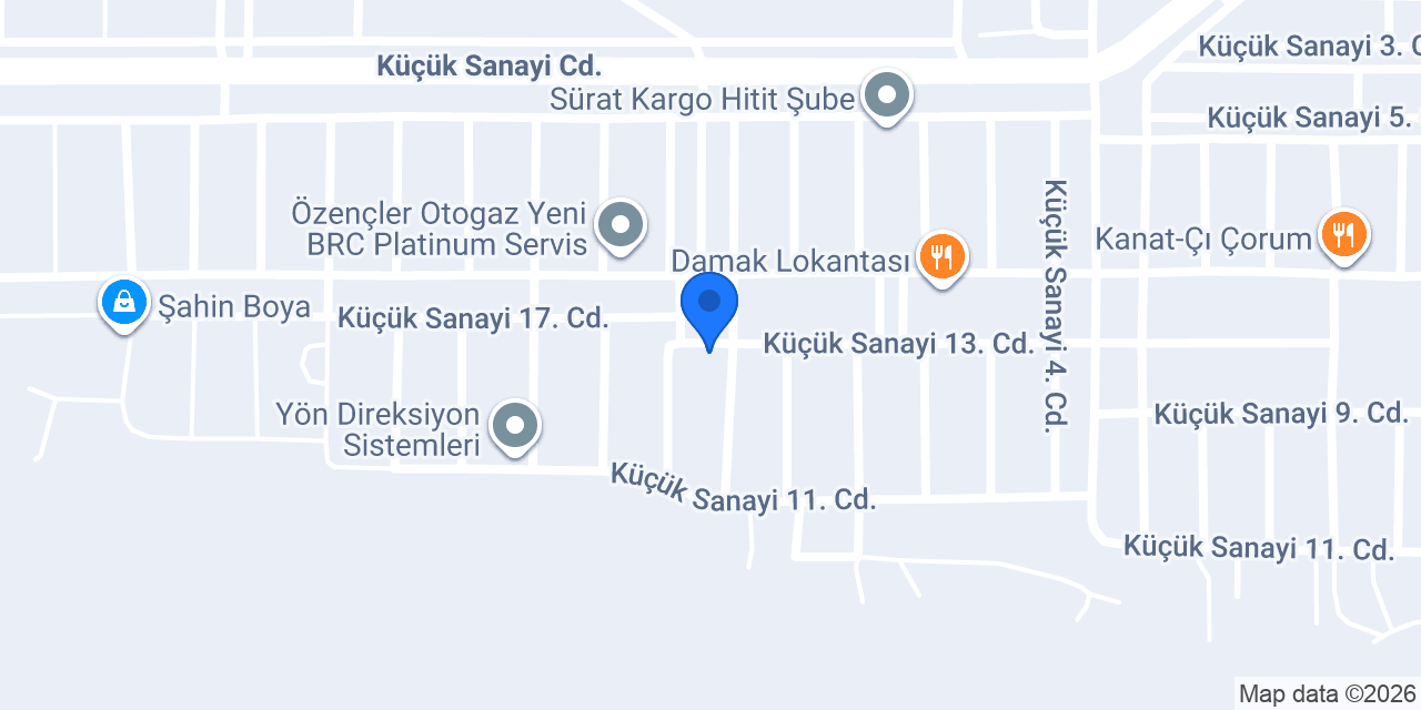 Sanayi Ateşi konumu