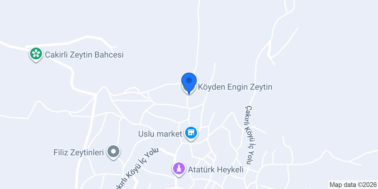 Köyden Engin Zeytin konumu