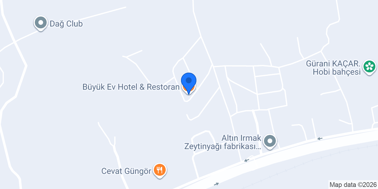 Büyük Ev Hotel & Restoran konumu