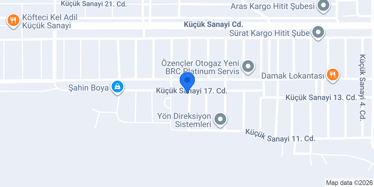 Çorum Çetin Hırdavat (Çorum hırdavat) konumu
