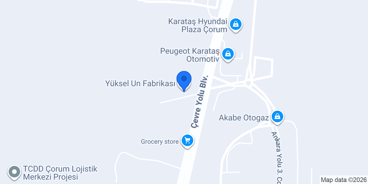 Yüksel Un Fabrikası konumu