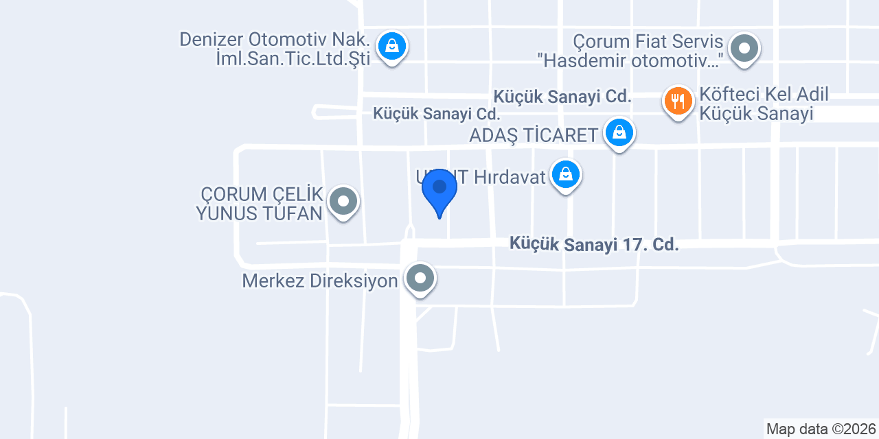 Şahan oto lastik konumu