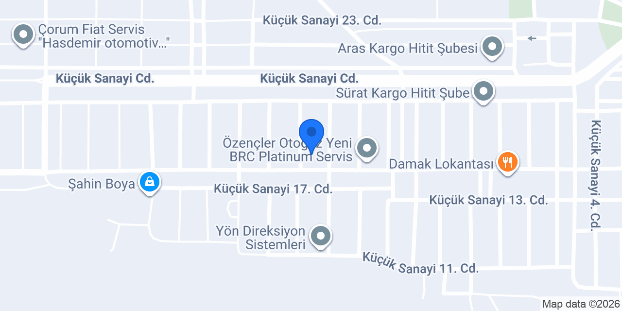 Aydinlar Oto Boya konumu