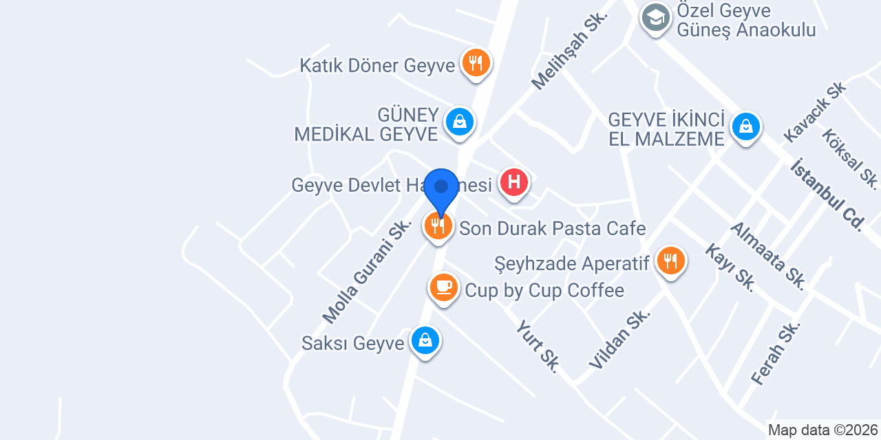 Komagene Etsiz Çiğ Köfte konumu