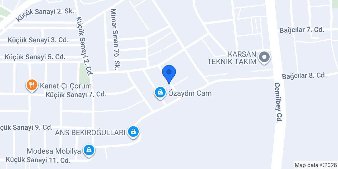 Erarslan mobilya konumu
