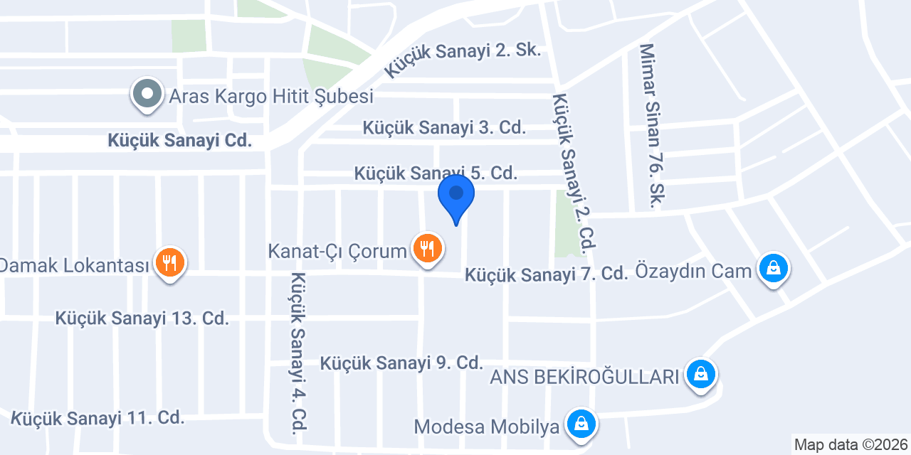 Özarslan Mobilya konumu