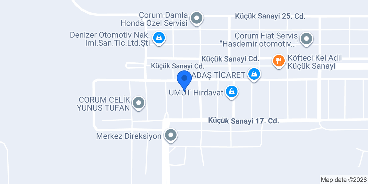 Servis 19 Oto Servisi konumu