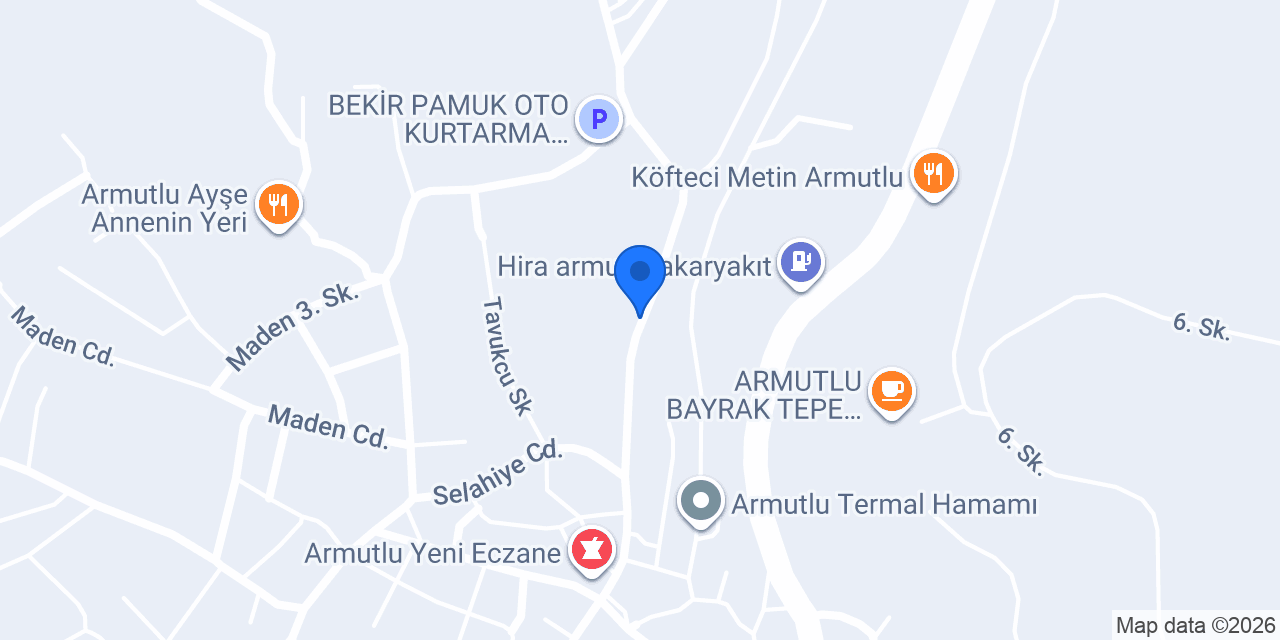 Karadeniz Mobilya konumu