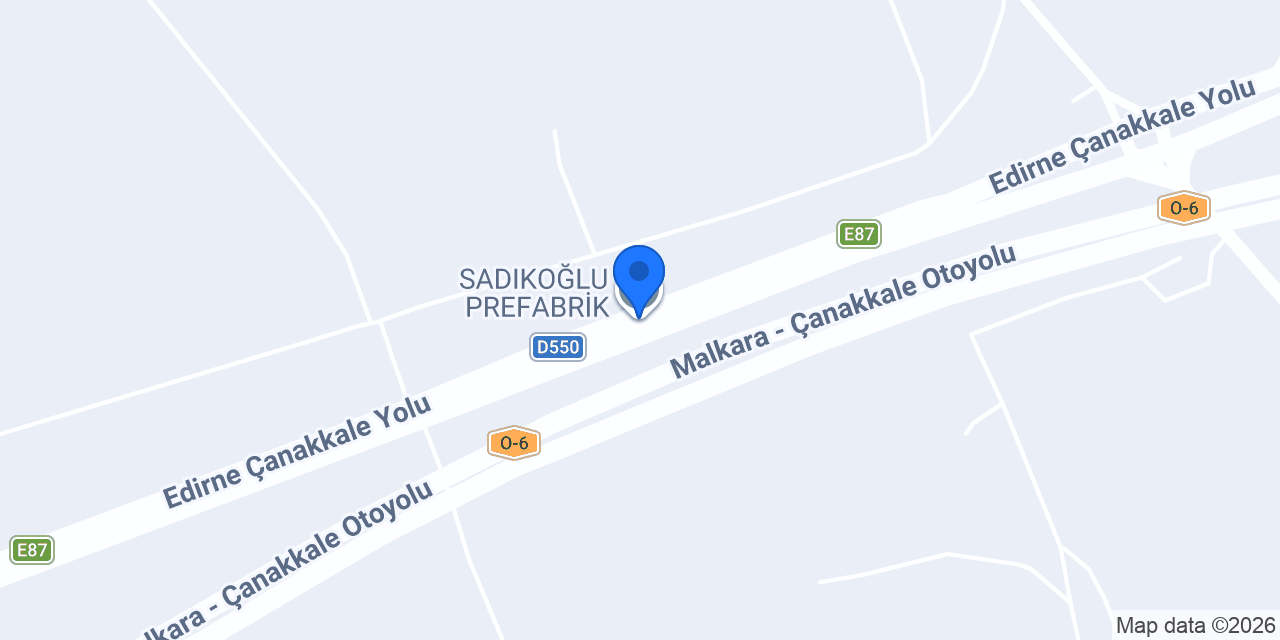 SADIKOĞLU PREFABRİK konumu