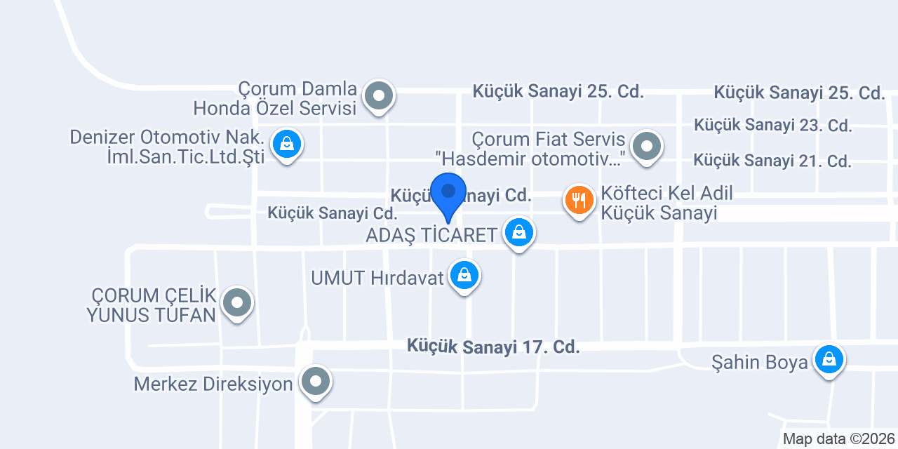 KAPORTACI İSO konumu