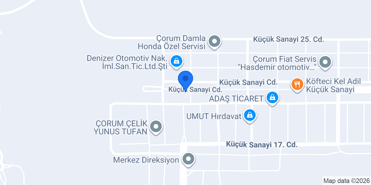 ÇAKIR ROT BALANS konumu