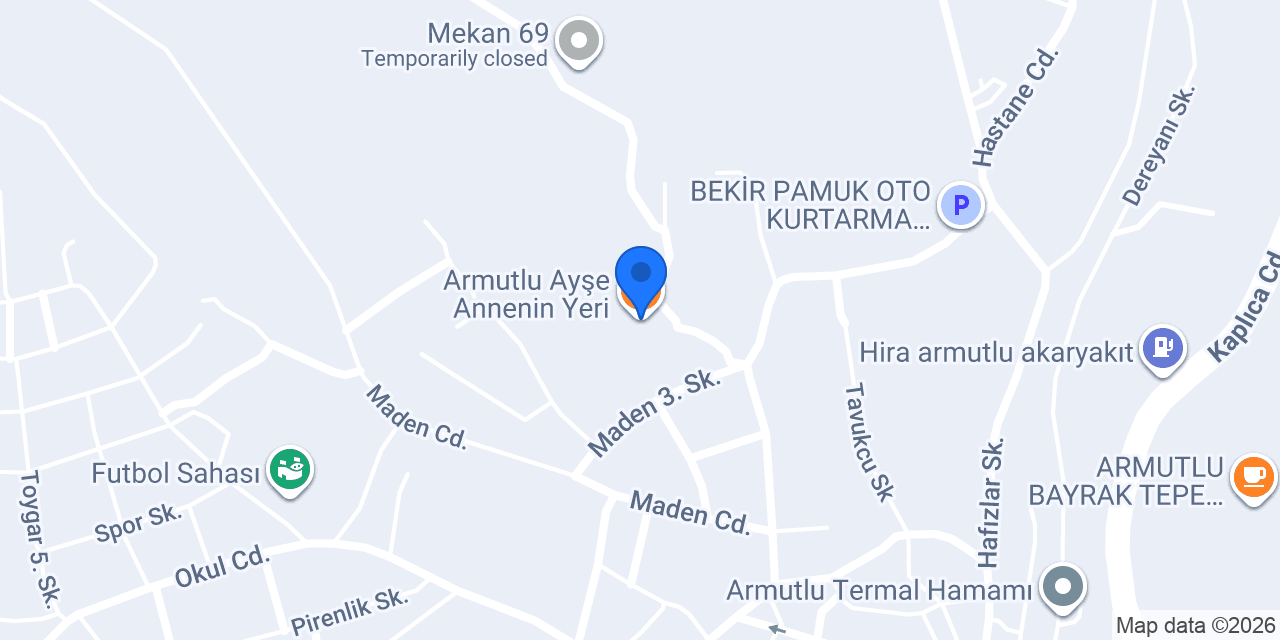 Armutlu Ayşe Annenin Yeri konumu