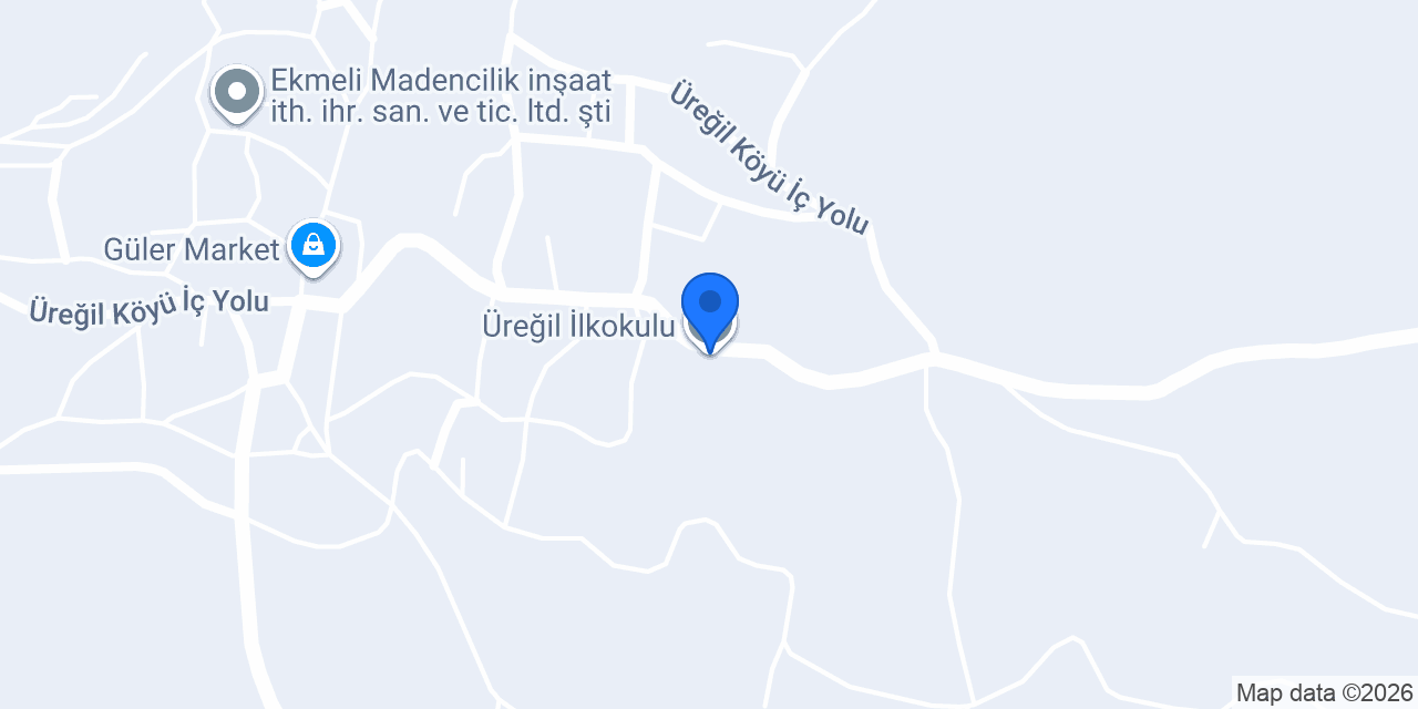 Üreğil İlkokulu konumu