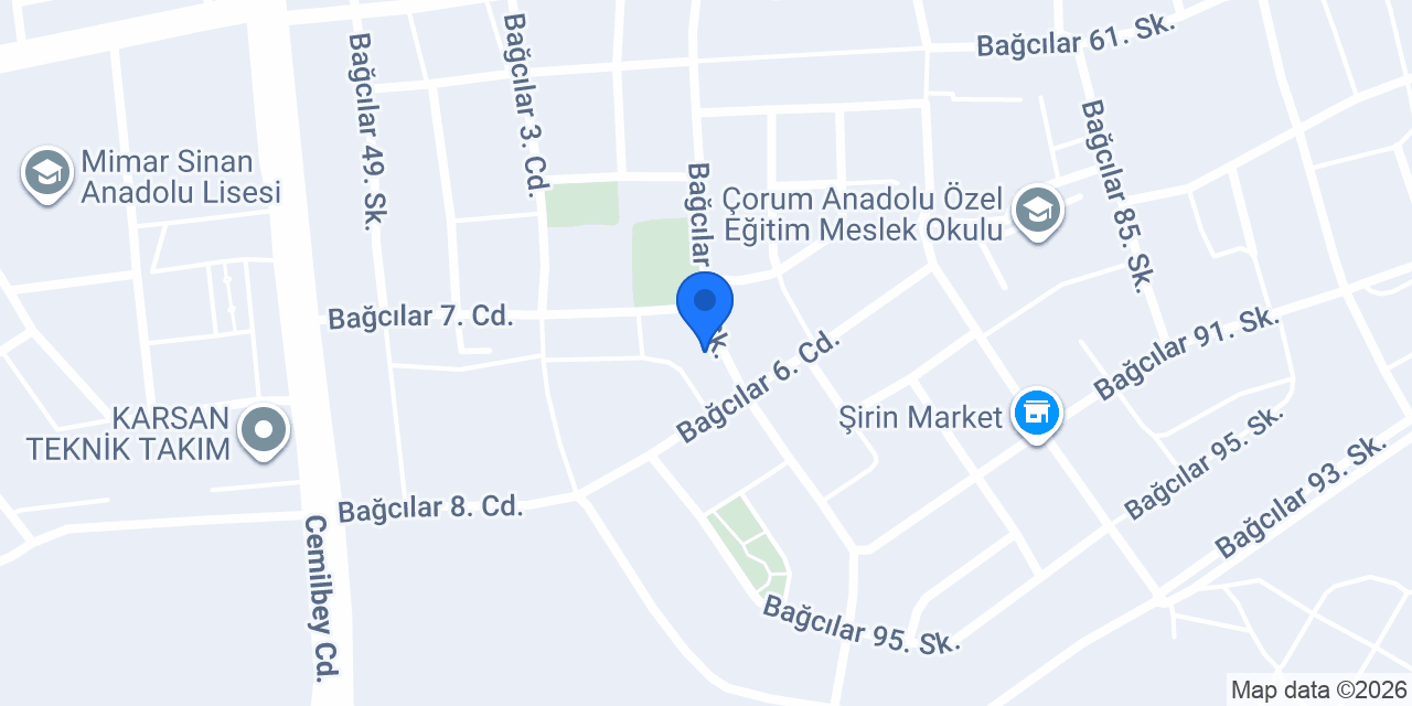Bilgili sıhhi tesisat konumu