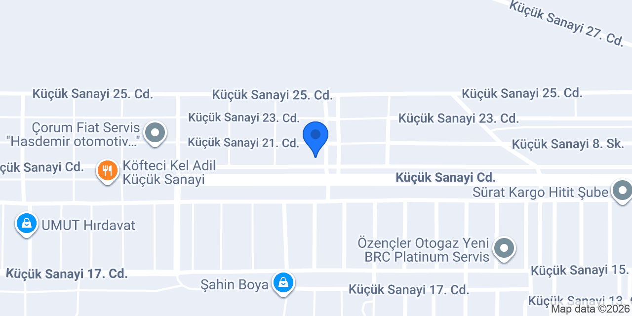 Ensar Profil Lazer konumu
