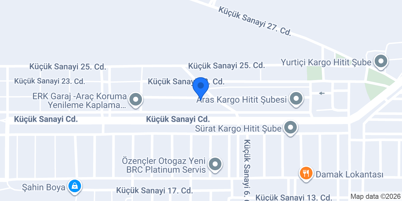 Sergen oto boya konumu