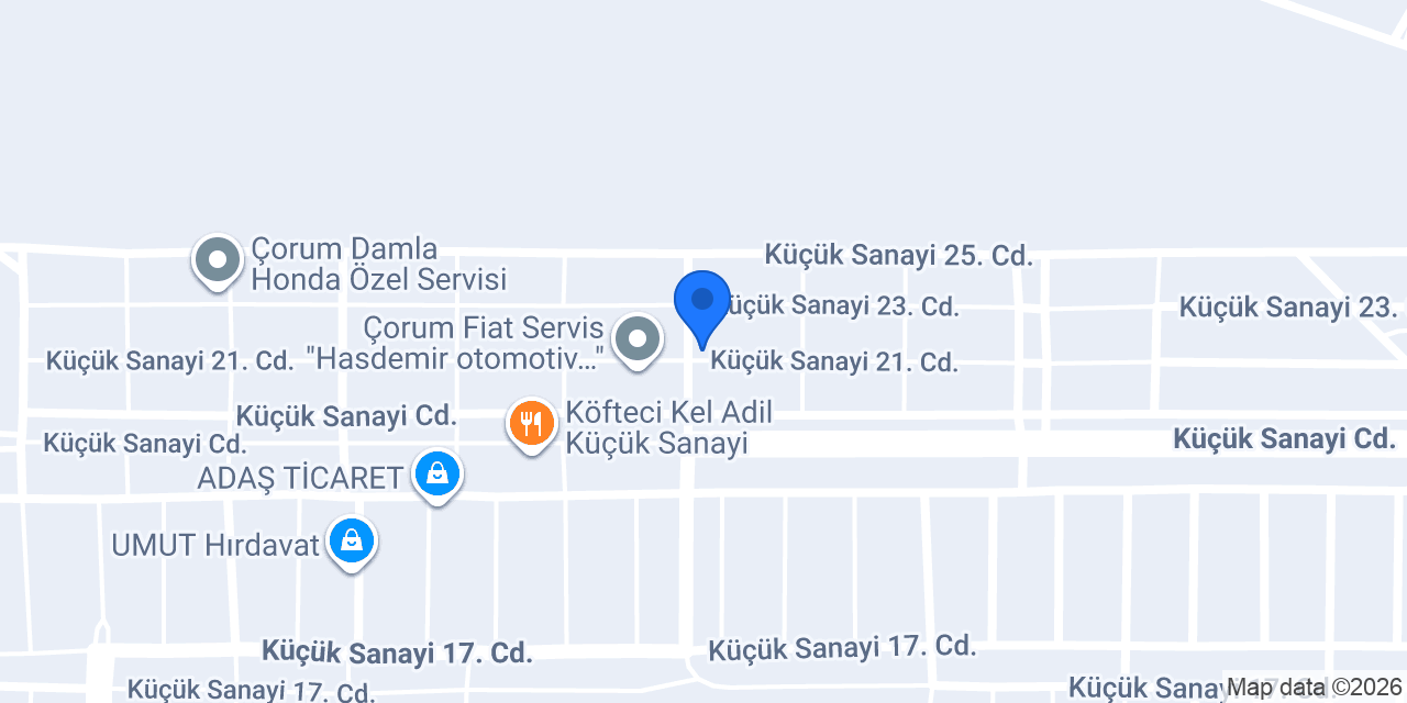 AKTİF SERVİS konumu