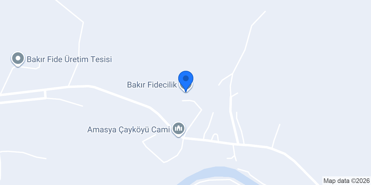 Bakır Fidecilik konumu