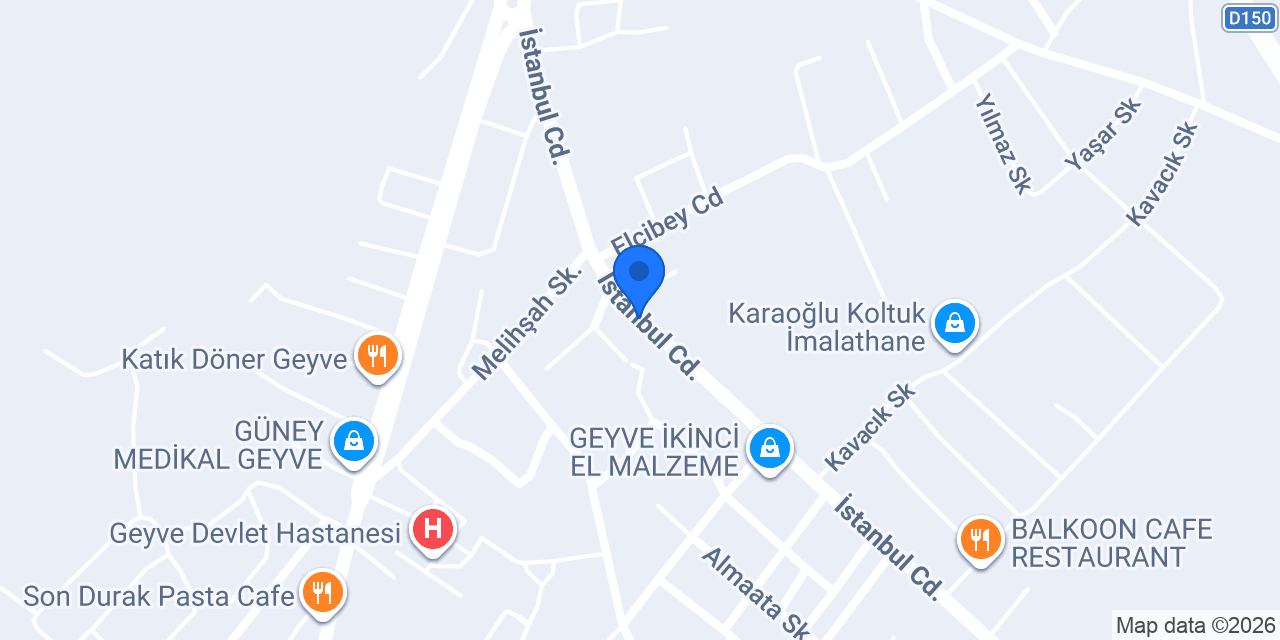 Özel Geyve Güneş Anaokulu konumu