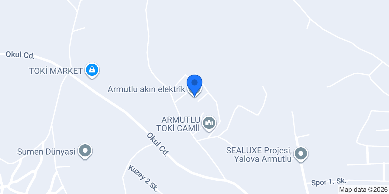 Armutlu akın elektrik konumu