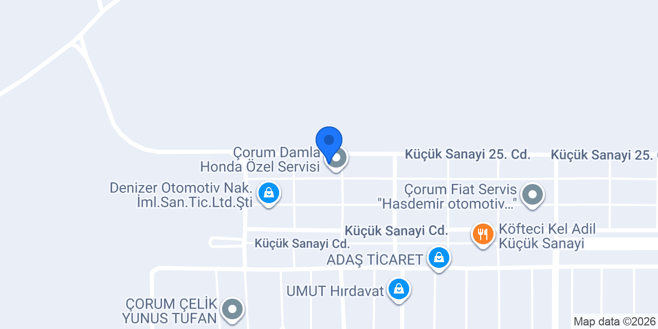 Çorum Vitrin Reklam konumu