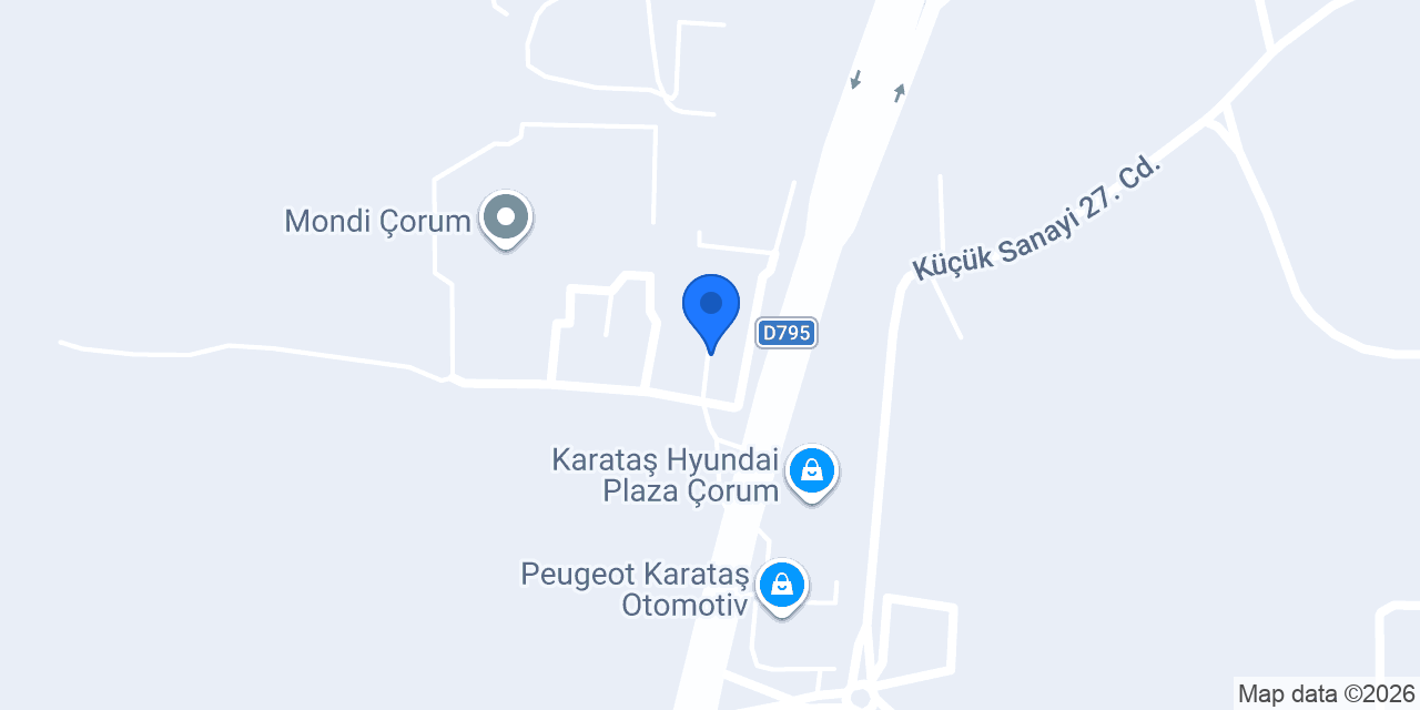 Coşkun Şirketler Grubu konumu