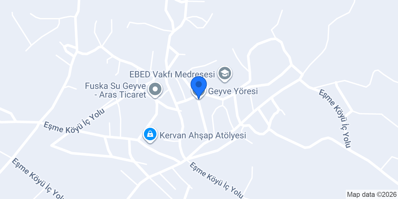 Geyve Yöresi konumu